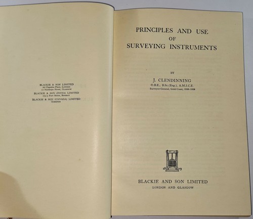 Prinzipien der Vermessung & Verwendung von Vermessungsinstrumenten J Clendinning Vintage 102 - Bild 9 von 12