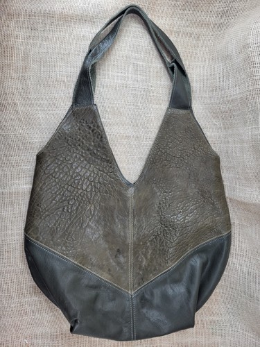 Molly G Louise Slouchy Bag Olive Portofino Buttery Soft Leather - Picture 2 of 9