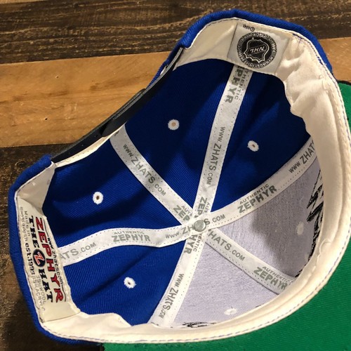 Toronto Maple Leafs Hat Snapback Cap Mens Blue Black NHL Hockey Zephyr - READ - Picture 10 of 13