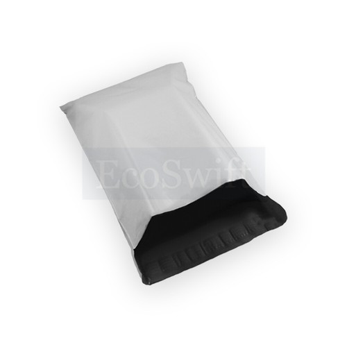 45 13 x 15 EcoSwift White Poly Mailers Shipping Envelopes Self Seal Bags 2.35MIL - Picture 2 of 5