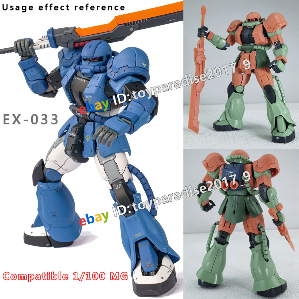 For Bandai 1/100 MG Zaku MS-06A Gunpla Gundam Model Armor