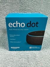 Amazon Echo Dot Smart Speaker (3rd Gen Charcoal) Alexa NEW