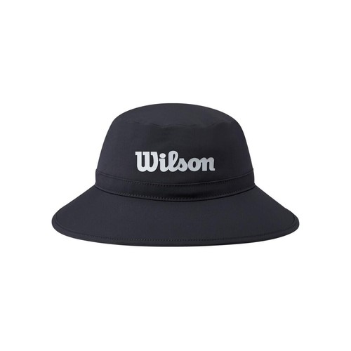Wilson Staff Full Brim Golf Rain Bucket Hat - BLACK