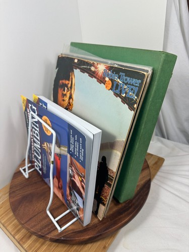 Weiß beschichtet 4 Fächer Schale/Plattenalbum/Buch/Legal Aktenregal Organizer - Bild 3 von 7