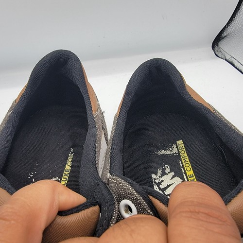 Vans Ward DX Mens 12 Gray Brown Skate Shoes Casual Low Top Deluxe Comfort - Picture 11 of 12