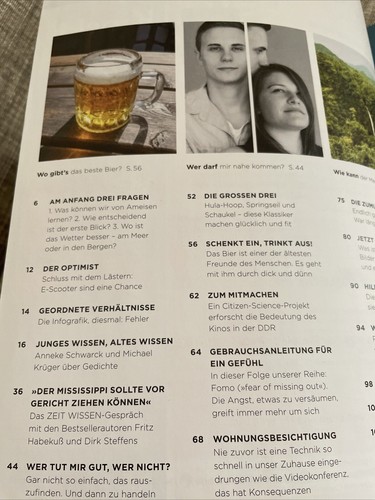 ZEIT Wissen Zeitschrift Januar 2020 Nr 5 Großzügigkeit gegen Kleinlichkeit Psych - Bild 2 von 7