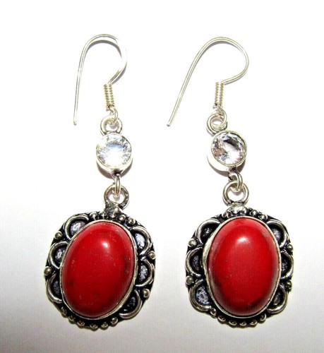 Red Italian Coral Earrings Bracelets & pendant necklaces lovely choice UK POST - Picture 11 of 41