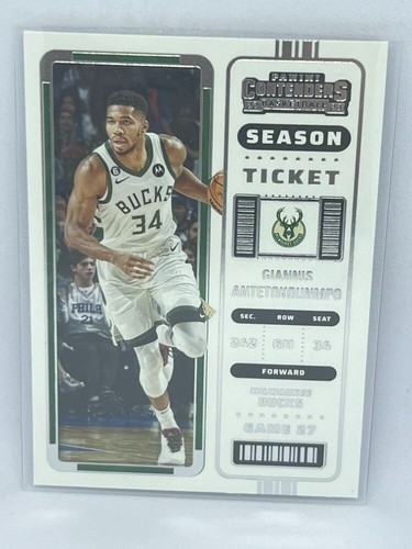 Giannis Antetokounmpo 2022-23 Panini Contenders Basketball # 35