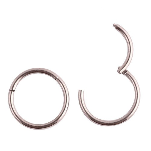 CLICKER SEPTUM PIERCING HELIX RING SCHARNIER OHR SEGMENT TRAGUS LIPPE NASE EAR - Bild 2 von 7