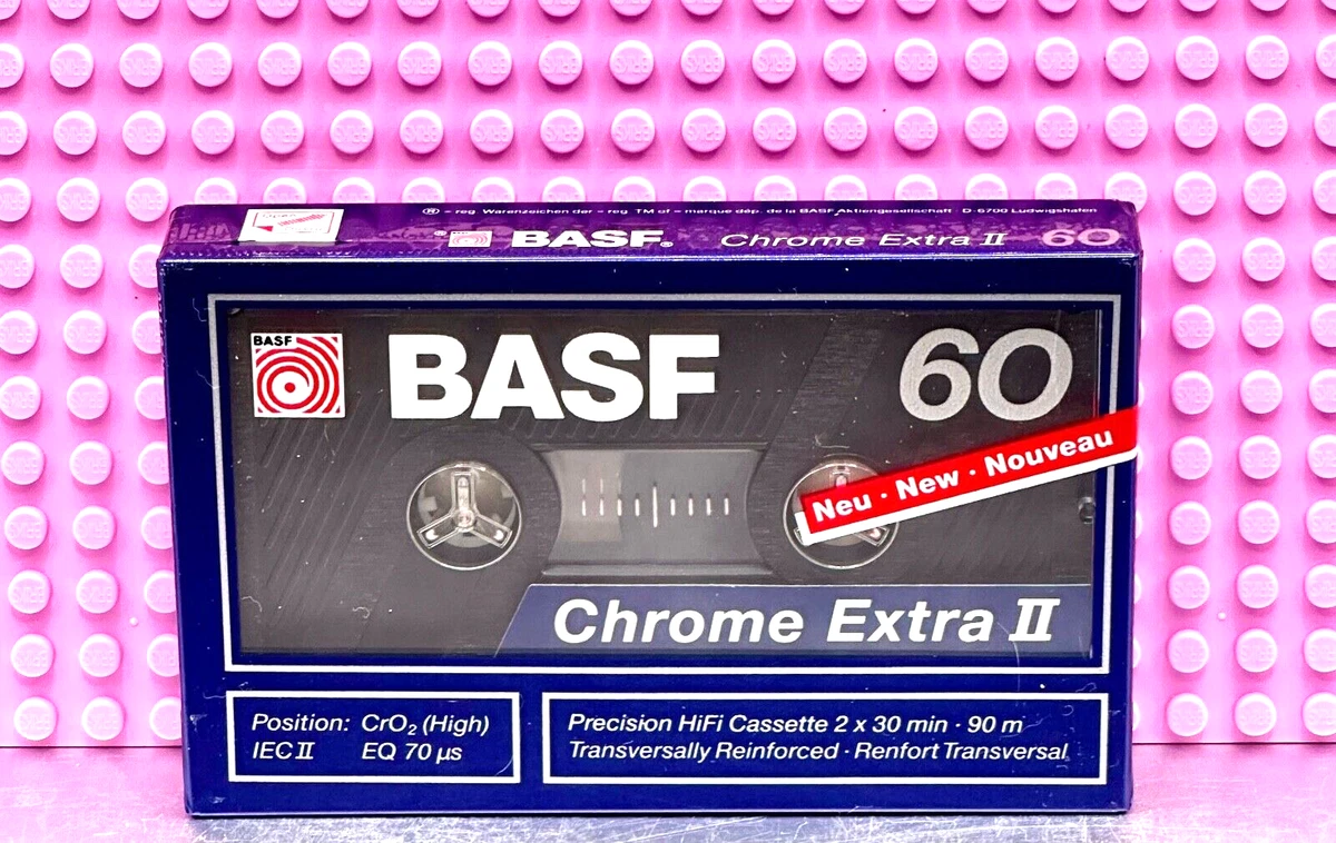 Lot 4 Cassettes BASF Chrome Extra / Maxima - Type I & II 60