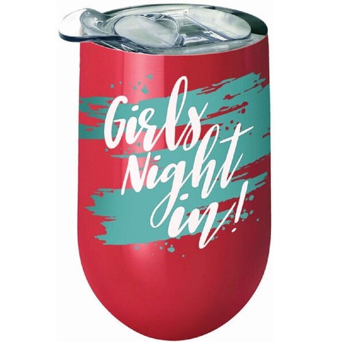 Vaso de vino de acero inoxidable Spoontiques Red Girls Night Out - Imagen 2 de 2