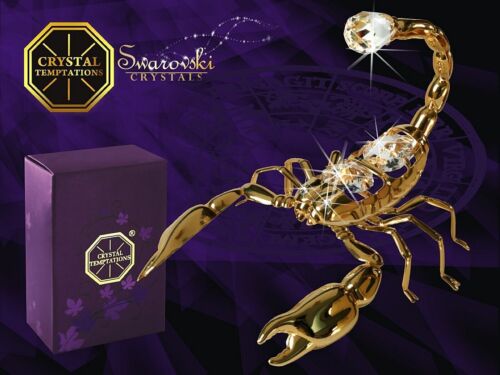 Figur Swarovski Components Crystal Temptations 24 K vergoldet versilbert - Picture 60 of 63