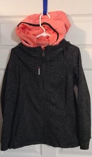 reebok double zip ladies coat size LG