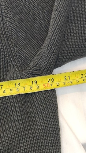 Chaps Sweater Men's Size Large Full Zip Elbow Pads Jacket Sweater Preppy XL - Picture 9 of 10