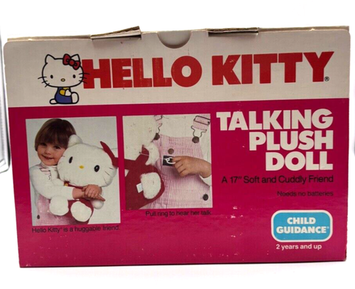 VTG Hello Kitty Talking Plush Doll (1984) - Picture 7 of 10