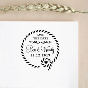 Personalized Wedding Names Save The Date Rubber Stamp Pre Inked Image Is Loading Personalized Wedding Names Save The Date Rubber Stamp
