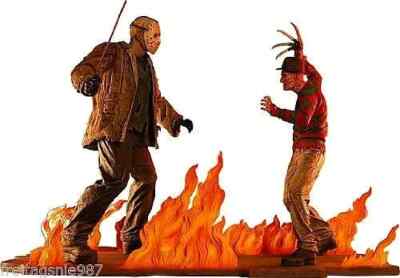 NECA Freddy vs. Jason Statue Set | eBay