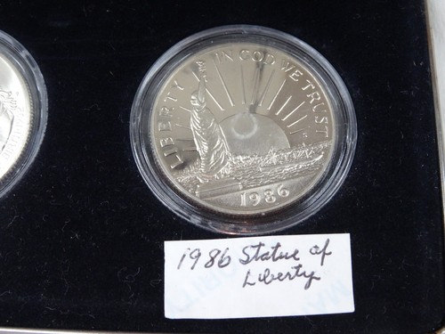 (3) US Mint Commemorative Half Dollars 1892 Columbian 1982 Washington & 1986 SoL - Picture 4 of 6