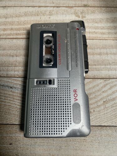 Sony M-560V Microcassette Voice Recorder VOR Clear Voice Plus Parts or Repair