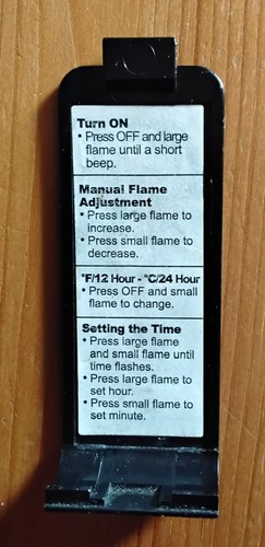 FLAVEL ROCCO HE HOLE IN THE WALL GAS FIRE + REMOTE -WORKING STAYS ON FULL LE6 - Picture 11 of 14