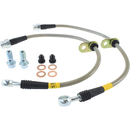 StopTech 950.40010 Front Braided Stainless Brake Line for 1997-01 Honda Prelude - Picture 1 of 2