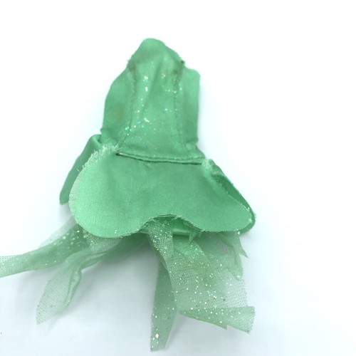 Barbie Fairytopia Dahlia Green Glittering Wing DRESS ONLY NO DOLL - Picture 8 of 8