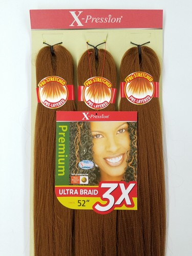 OUTRE Braids X-Pression Kanekalon 3X Ultra Pre-Stretched Braid 52" - Picture 28 of 46