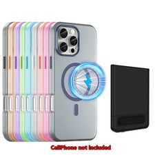 Anti-Scratch Magnetic TPU Frame  PC Backplate Case Suitable for iPhone 16 Pro