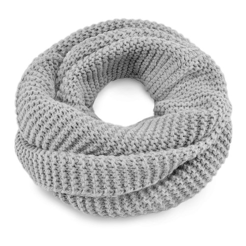 Damen Loopschal Strickschal Schlauchschal Winterschal einfarbig Neverless® - Bild 7 von 10