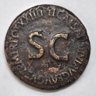 Tiberius Ae Sestertius, c.22 Ad; Ric-48, Roman Imperial Coin