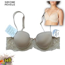 NWT Simone Perele Women's 34B Eden 3D Spacer Foam Underwire Bra 12E343 Peau Rose