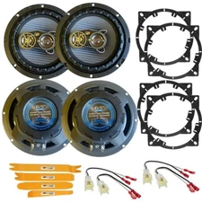 4X 300W 4way 6.5" Front & Rear Car Speakers Replacement for 2011-2015 Kia Optima