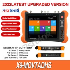Rsrteng X9-MOVTADHS AHD/CVI/TVI/SDI/IP 4K DMM TDR VFL Camera Tester Touch Screen