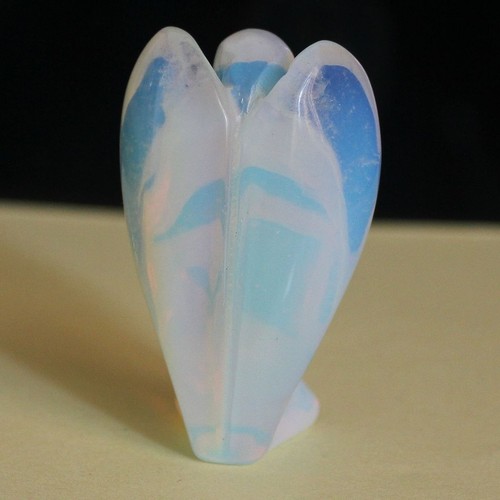 Hand Carved mixed gemstone crystal quartz angel figurine carving home decor 2'' - Picture 11 of 111