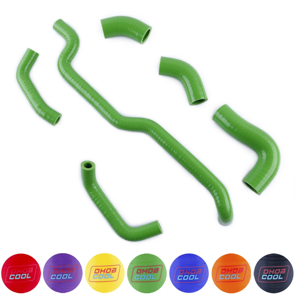Kit de manguera de refrigerante de radiador de silicona para Kawasaki Vulcan 900 VN900 2007 2008 2009 Foto 3 de 4