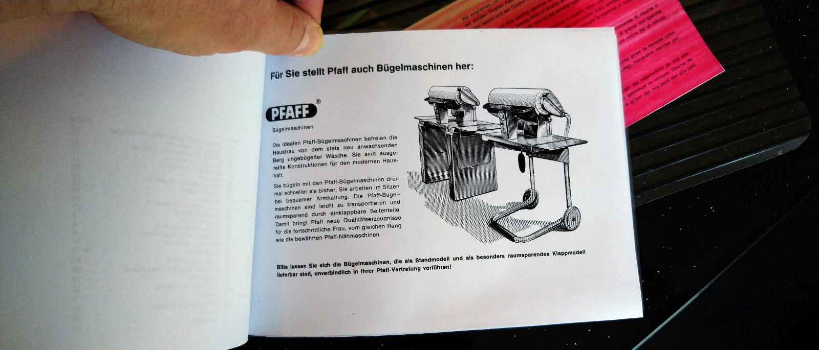 PFAFF 284, PFAFF 285 Nähmaschine. Bedienungs-, Gebrauchsanleitung, Handbuch.