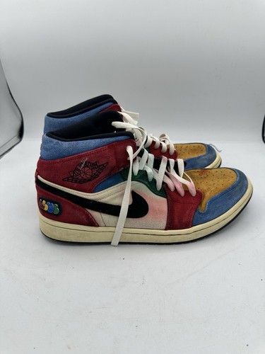 Größe 10,5 - Blue The Great x Air Jordan 1 Mid Fearless CU2805-100 - Bild 3 von 7