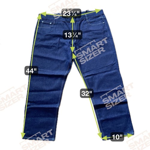 Young Rich And Famous Men’s Blue Heavy Denim Jeans Size 46 New With Tags - Picture 8 of 8