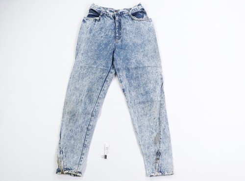 Vtg 80s Streetwear Womens Size 13 Distressed Taper