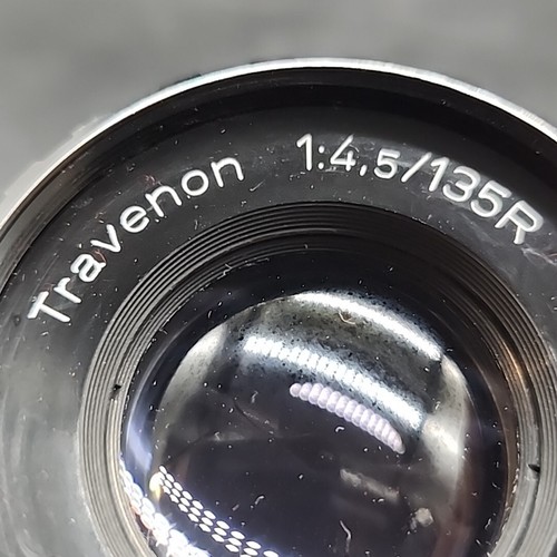 A. SCHACHT ULM TRAVENON F/4.5 -135R 135MM Camera Lens w Case & Rear Cap - Picture 13 of 17