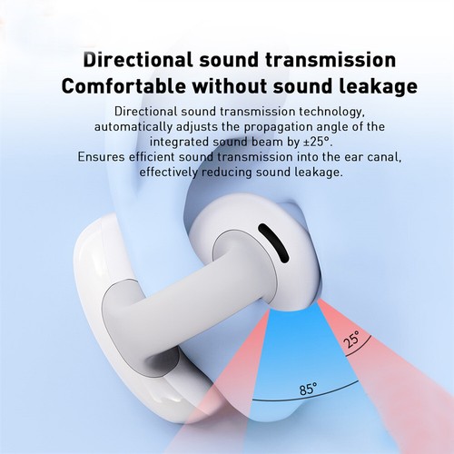 Bluetooth Earphone Wireless Computer Headset Noise Cancellation Music Earpieces - Picture 3 of 14