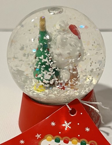 HELLO KITTY Gingerbread Mini Christmas Snow Globe Glass 2.35" Decor Gift NWT - Picture 8 of 19