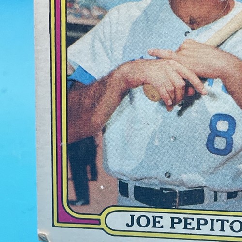 1972 Topps - #303 Joe Pepitone - Picture 6 of 10