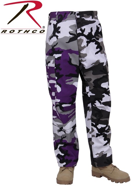 Ultra Violet /City Camouflage Two Tone BDU Pants 6-Pkt Military Cargo Pants 1840 | eBay
