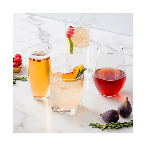 Luminarc 290581 Concerto 19oz Stemless Wine Glasses, Set of 4, 19 oz, Clear - Picture 11 of 11