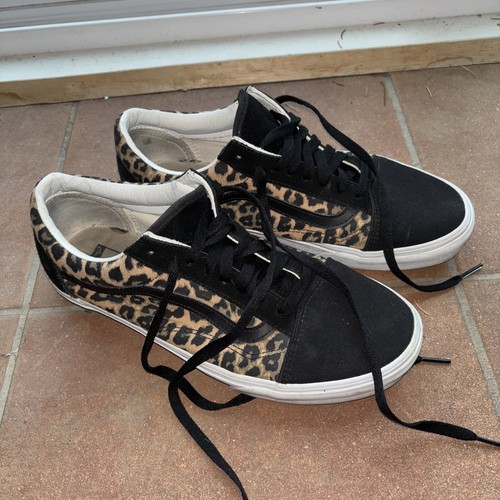 Vans Sneakers Cheetah print women Men Unisex size 10 - Picture 2 of 12