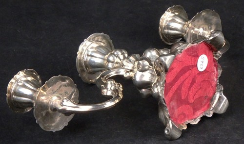 DÄNEMARK SILBER TAFEL KERZEN LEUCHTER MEISTER SIGGAARD PUNZEN 830 STEMPEL 1940 - Picture 6 of 13