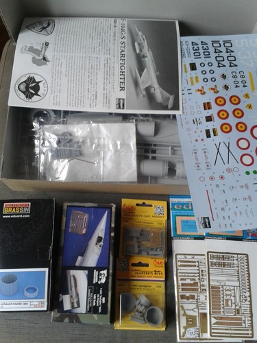 Hasegawa 1/32 F-104G/S Starfighter +eduard +verlinden +CMK resin sets - Photo 2/2