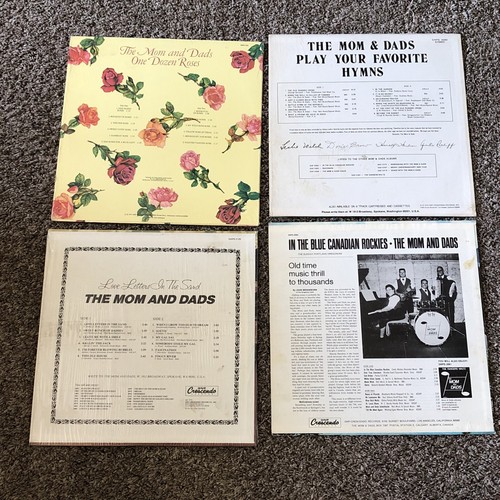 The Mom and Dads Lot 4 Vinyl Records NM In Shrink - Imagen 2 de 10