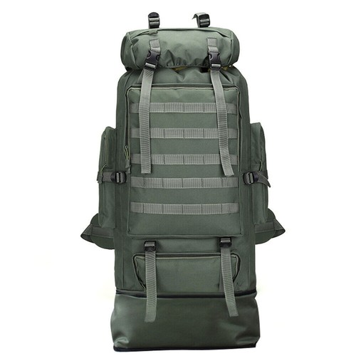 50L/80L/100L Outdoor Militär Taktischer Rucksack Backpack Camping Wandern Tasche - Bild 40 von 71